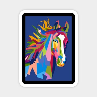 Abstract Geometric Horse in WPAP Magnet