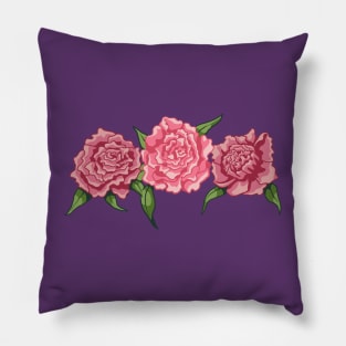 Peony Pattern Pillow