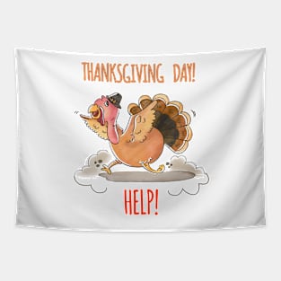 Help- Thanksgiving Day Tapestry