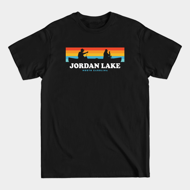 Disover Jordan Lake North Carolina Canoe - Jordan Lake - T-Shirt