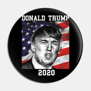 American President Donald Trump 2020 Pin