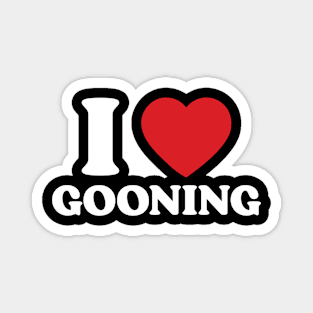 I Heart Gooning Magnet