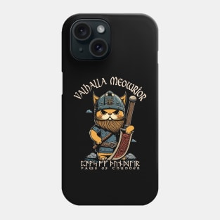 Nordic Norse Valhalla Viking Cat Warrior Phone Case