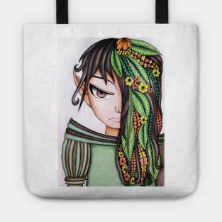 Angry Anime Boy Tote