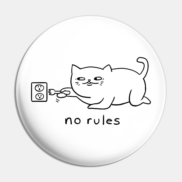 No Rule Pin by Tokyo