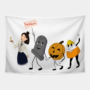 Let’s go trick or treating Tapestry