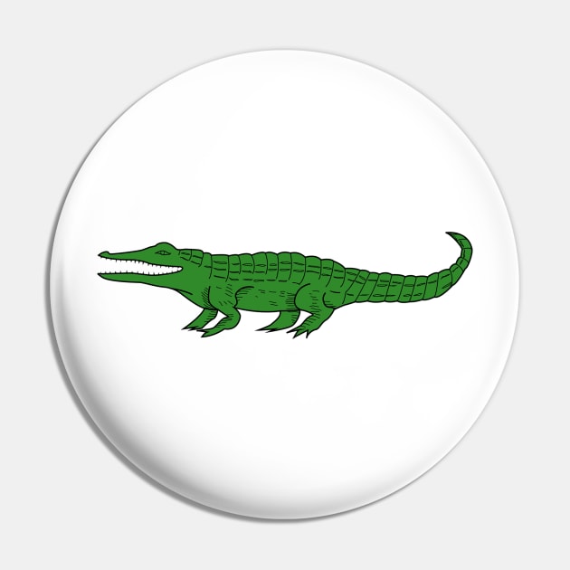 Alligator Pin by linesdesigns