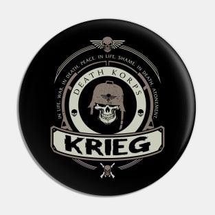 KRIEG - CREST EDITION Pin