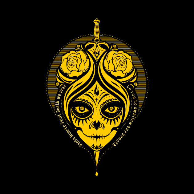 La Catrina / Santa Muerte / yellow edition by mr.Lenny Loves ...