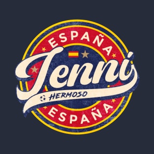 Jennifer Hermoso Spain Soccer Badge (round) T-Shirt