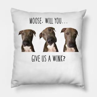 Moose Winks Pillow