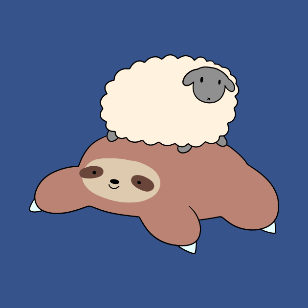 Sloth and Little Sheep by saradaboru