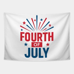Fourth of July bold fireworks layout Tapestry