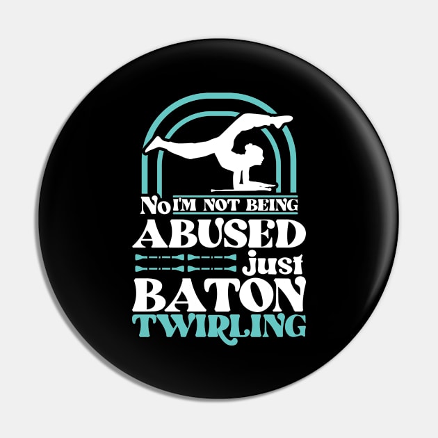 Baton Twirling - Baton Twirler Pin by Peco-Designs