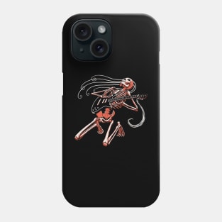 Skeleton Guitarist 522 Phone Case