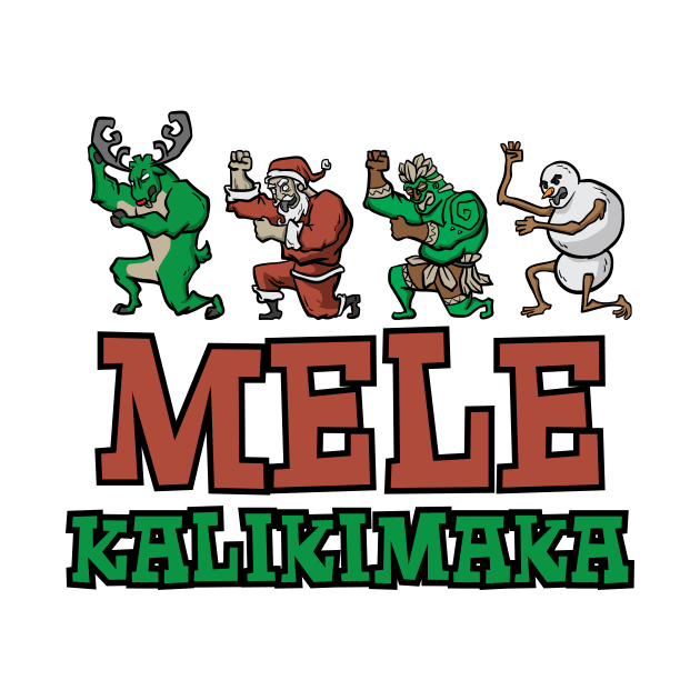 Mele Kalikimaka Haka Dance Maori Christmas Hawaii Xmas Gift by TellingTales