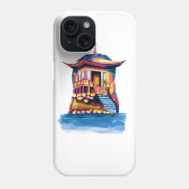 Japan Castle Illustration Phone Case by Shuriken