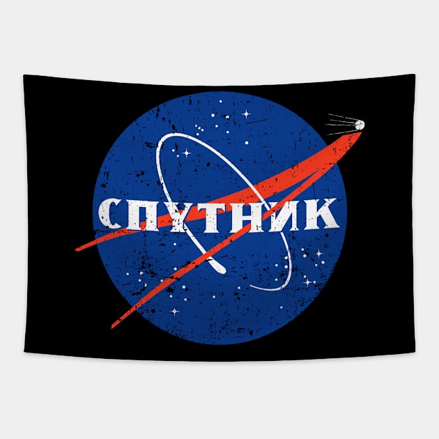 sputnik Tapestry by kg07_shirts
