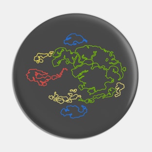 Avatar Map Outline (Neon) Pin