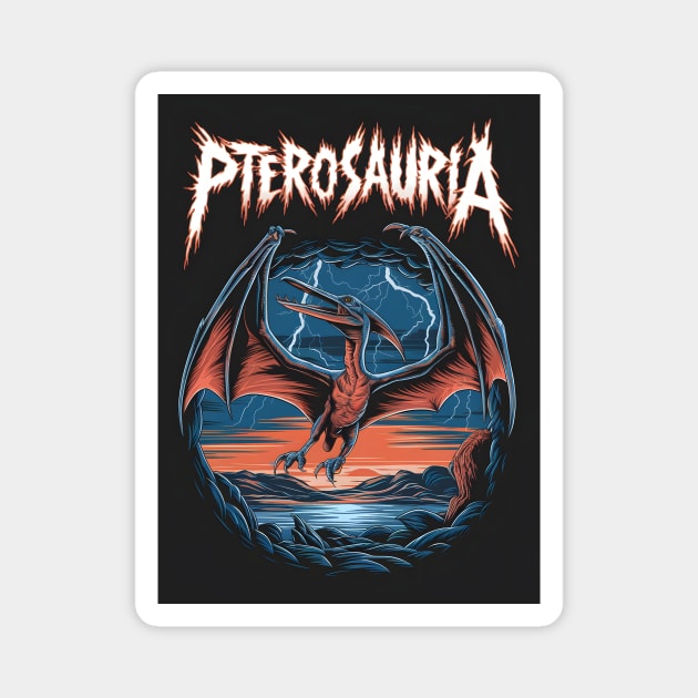 Pterosauria Magnet by animegirlnft