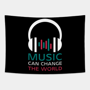 MUSIC can change the world Tapestry