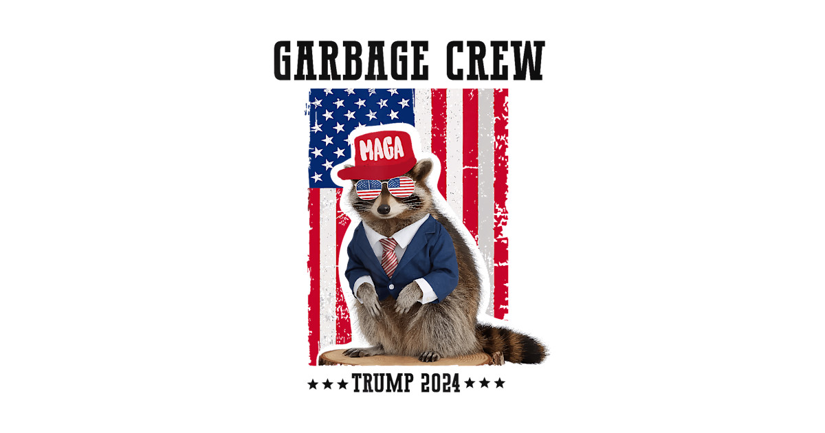 Supporters Garbage Funny Trump Garbage Crew - Trump Garbage - T-Shirt ...