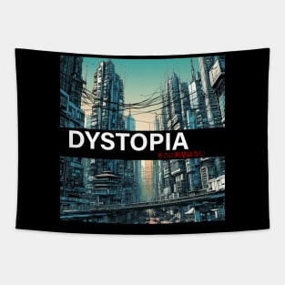 Cyberpunk city Tapestry