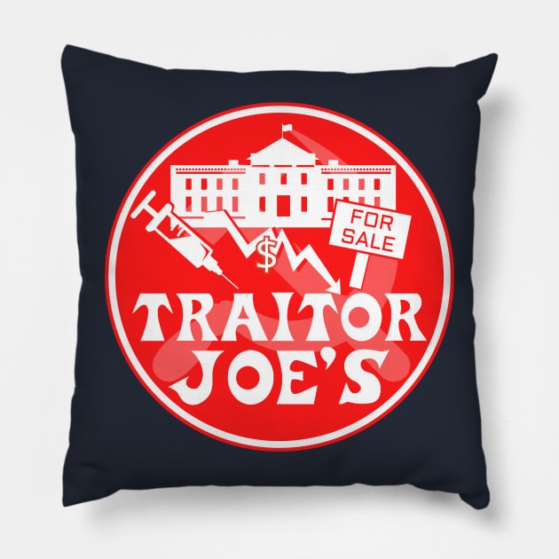 Traitor Joe's Market Pillow by ILLannoyed 