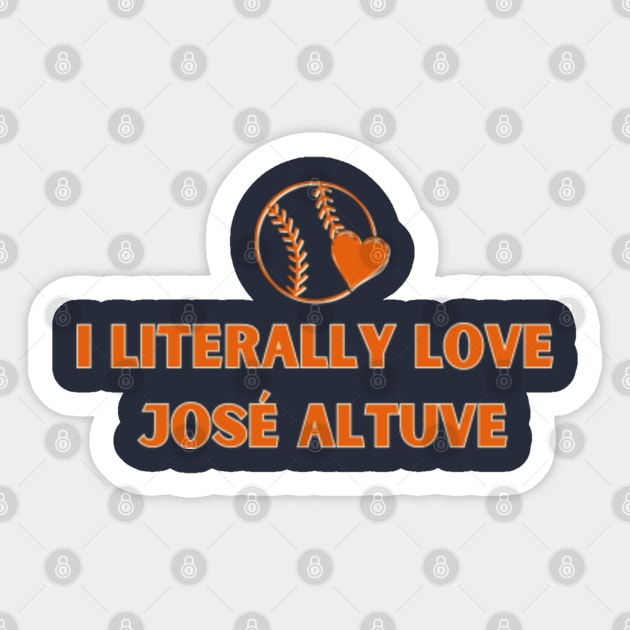 I Literally Love Jose Altuve Shirt Youth Hoodie