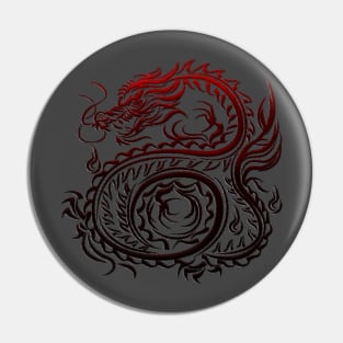 Cool Dragon Tribal Pin