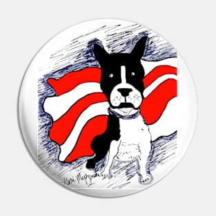 The Boxer Puppy Pin