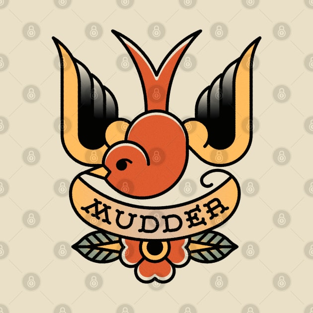 Mudder Swallow Tattoo by mortarmade