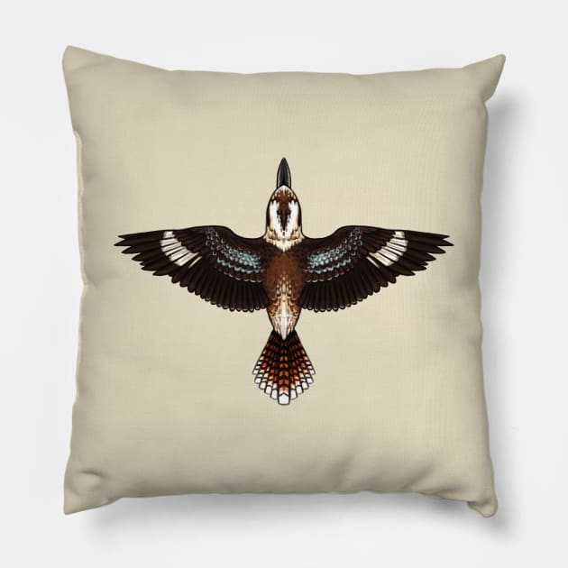 Kookaburra Pillow by 48Tuesdays