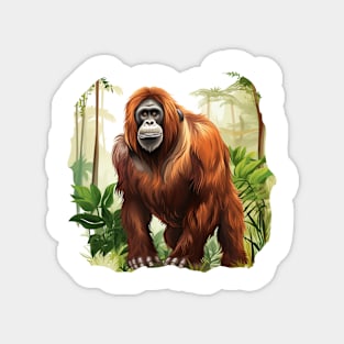 Orangutan Monkey Magnet