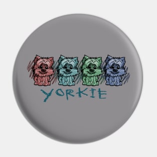 YORKIE Yorkshire Terrier Pin