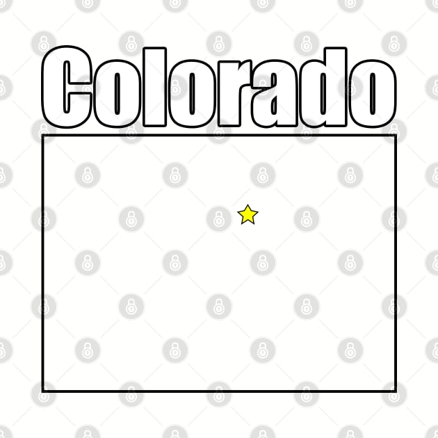 Minimalist Colorado by Patsi Nahmi Designs