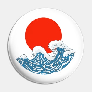 Japan rising sun Pin