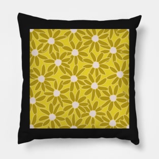 Daisy Garden - Lemony Yellow 2 Pillow