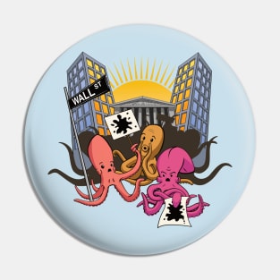 Octopi Wall Street Pin