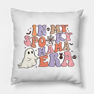 In My Spooky Mama Era Retro Pillow