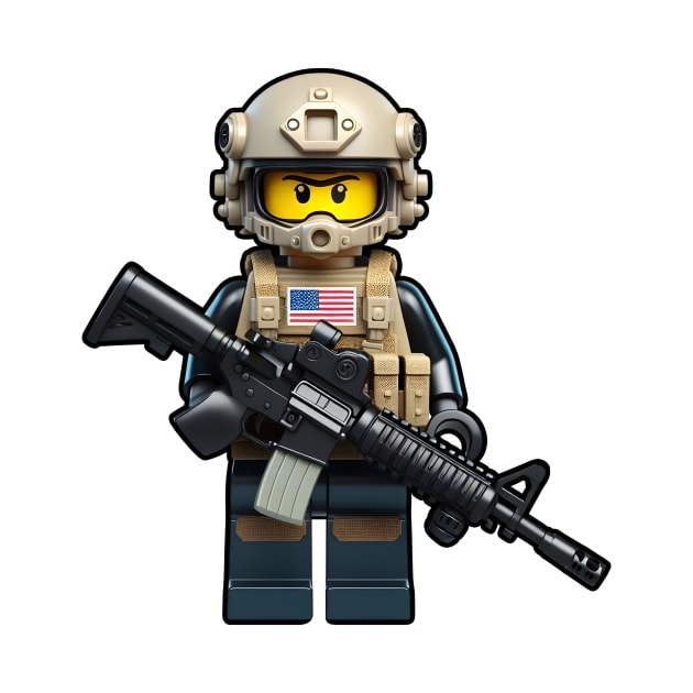 Tactical LEGO by Rawlifegraphic