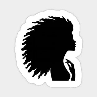 Beauty silhouette definition Magnet