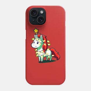 A Unicorny Christmas Phone Case