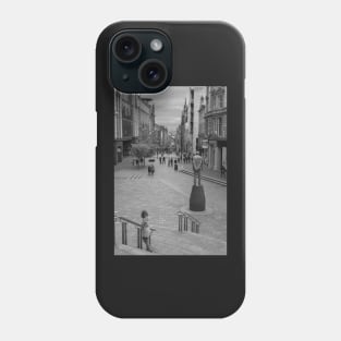 Looking Down the Street Phone Case