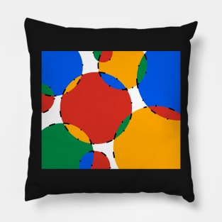 Vibrant Ellipses Pillow