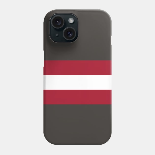 Tampa Bay Color Stripes Phone Case by The Pixel League