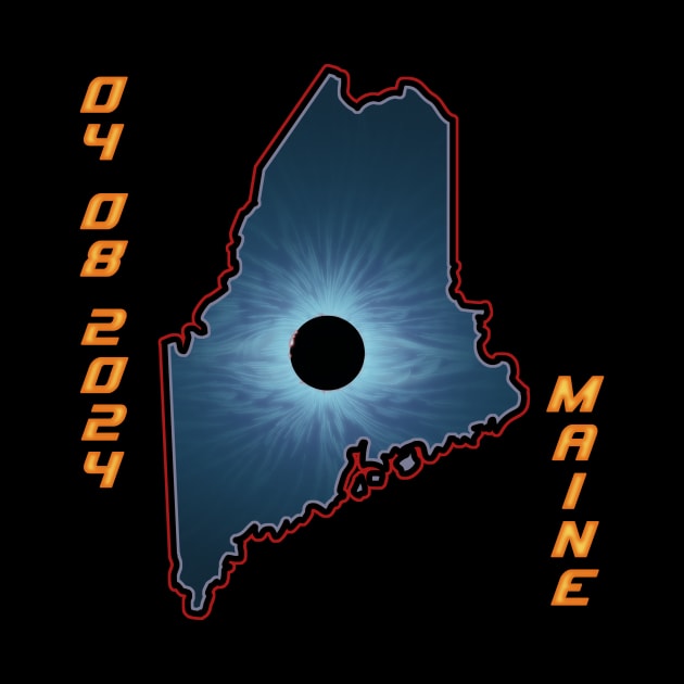 Maine 2024 Total Solar Eclipse by Victopia