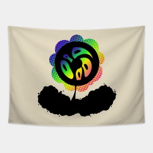 Psycahdelic flower Tapestry