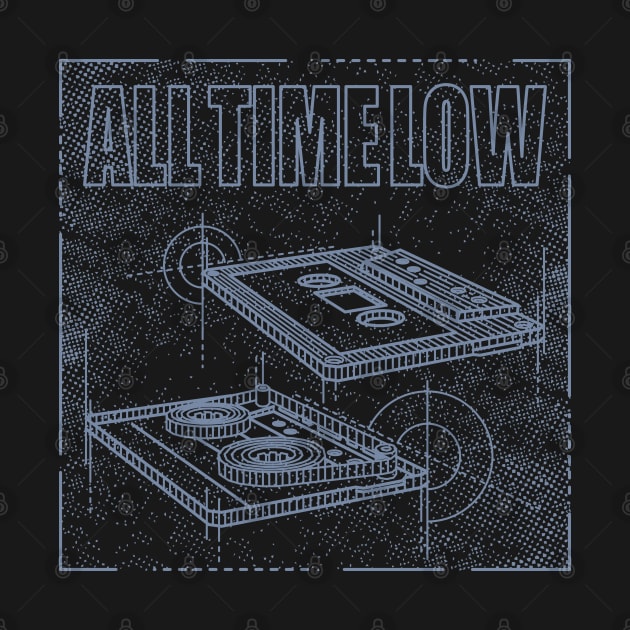 All Time Low Technical Drawing by Vector Empire