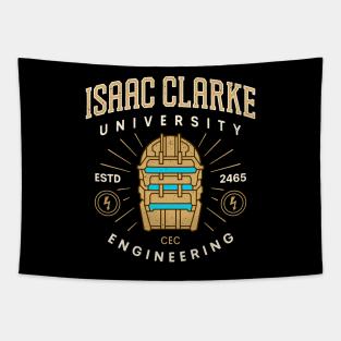 Isaac Clarke University Emblem Tapestry